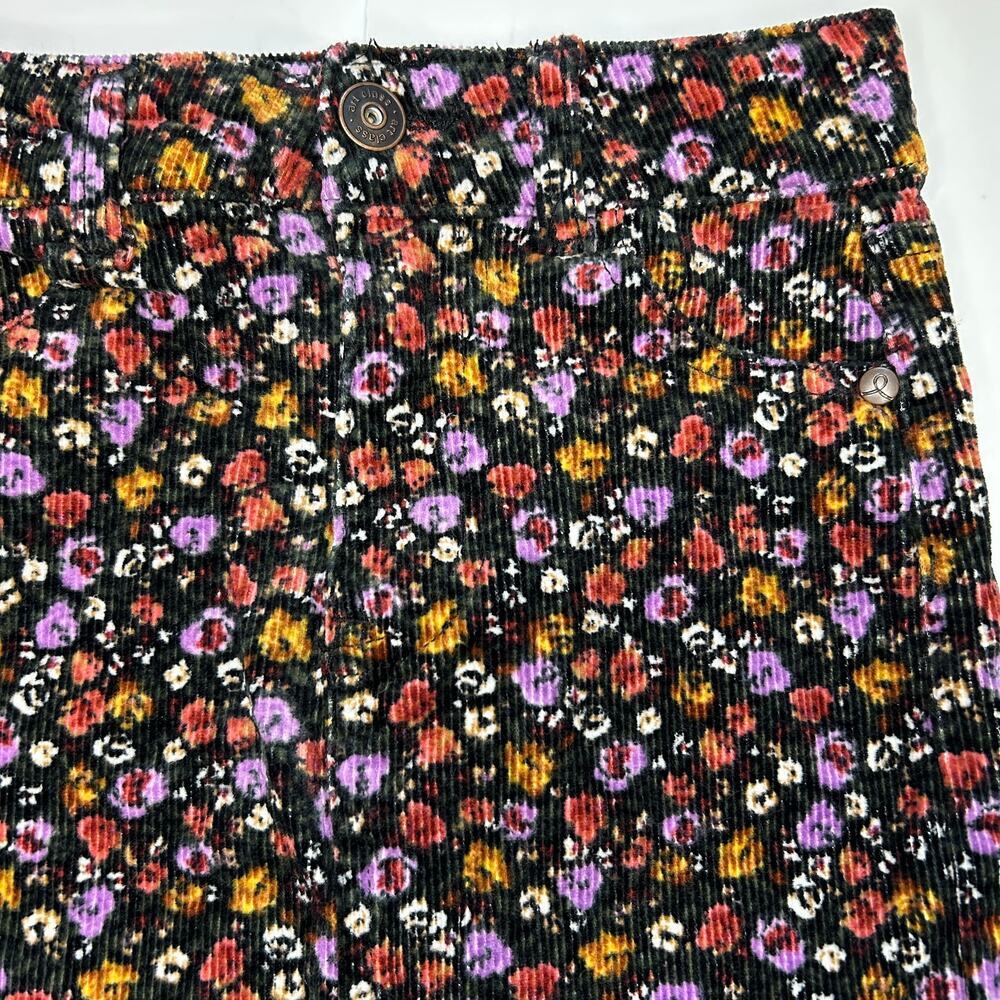 Art Class Floral Corduroy Skirt 6/6X - Picture 2 of 5